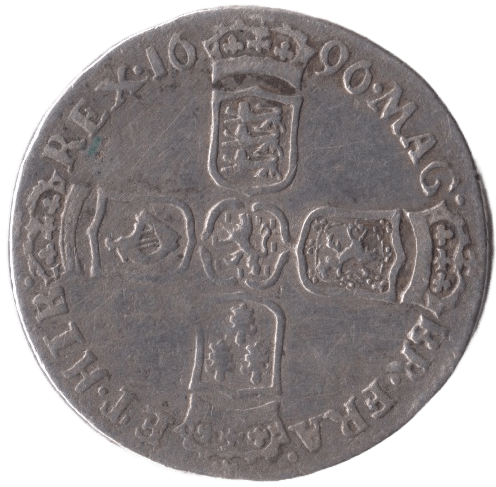 1696 SIXPENCE ( GF ) - Sixpence - Cambridgeshire Coins