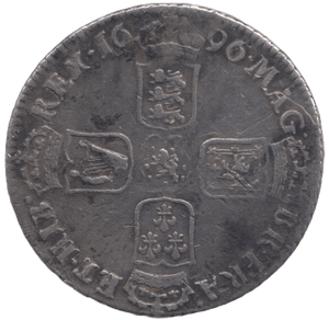 1696 SIXPENCE ( GF ) - Sixpence - Cambridgeshire Coins