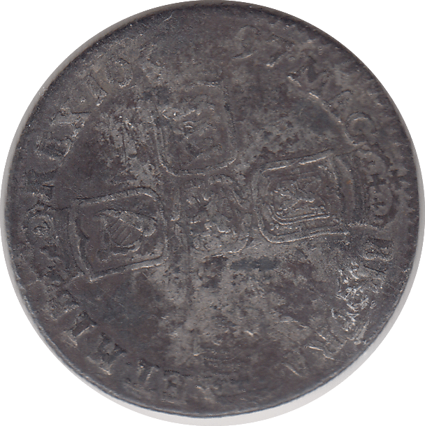 1697 SHILLING ( FAIR ) 5 - Shilling - Cambridgeshire Coins
