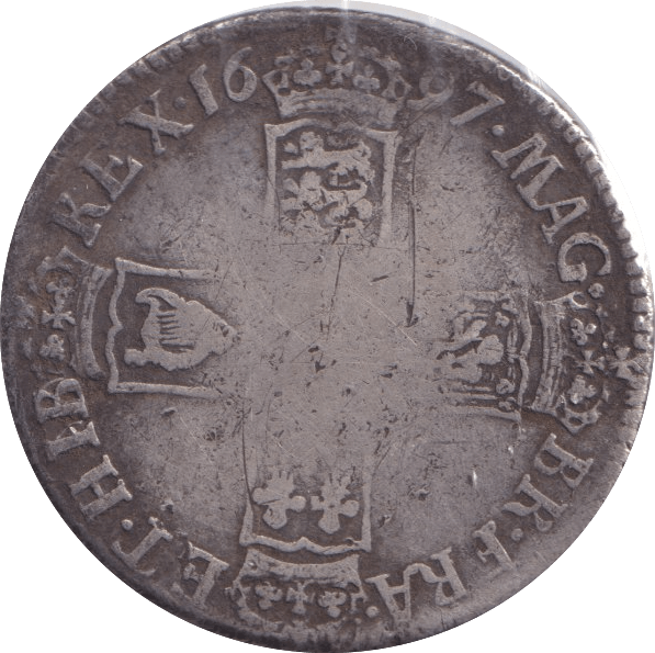 1697 SHILLING ( FAIR ) - Shilling - Cambridgeshire Coins