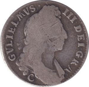 1697 SHILLING ( FINE ) - Shilling - Cambridgeshire Coins