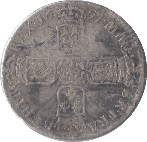 1697 SHILLING ( NF ) - Shilling - Cambridgeshire Coins