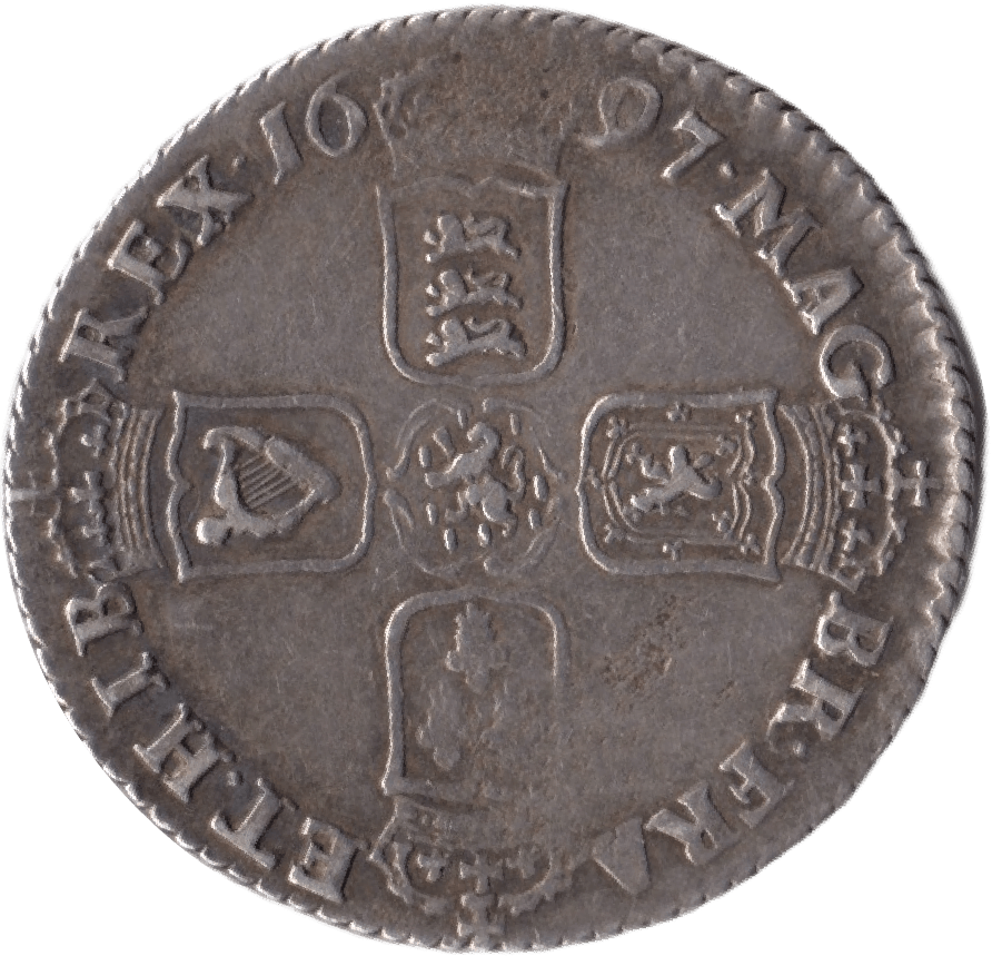 1697 SHILLING ( VF ) - Shilling - Cambridgeshire Coins