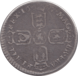 1697 SIXPENCE ( NF ) 3 - Sixpence - Cambridgeshire Coins