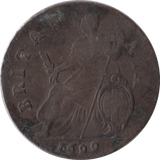 1699 HALFPENNY ( VF ) - Halfpenny - Cambridgeshire Coins