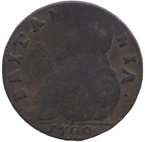 1700 HALFPENNY ( FINE ) - Halfpenny - Cambridgeshire Coins