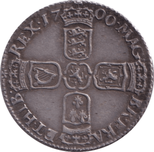 1700 SIXPENCE ( EF ) - Sixpence - Cambridgeshire Coins