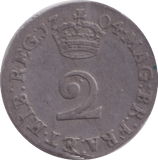 1704 MAUNDY TWOPENCE ( VF ) - Maundy Coins - Cambridgeshire Coins