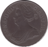 1707 CROWN ( AUNC ) SECUNDO - Crown - Cambridgeshire Coins