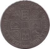1707 CROWN ( AUNC ) SECUNDO - Crown - Cambridgeshire Coins