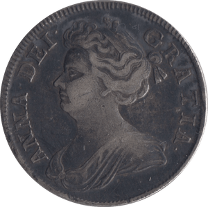 1707 HALFCROWN ( VF ) - Halfcrown - Cambridgeshire Coins