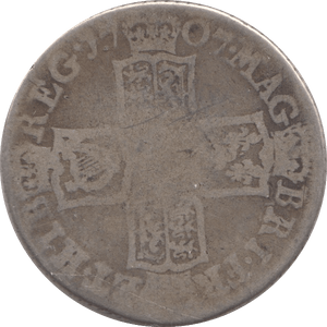 1707 SHILLING ( NF ) - Shilling - Cambridgeshire Coins