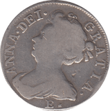 1708 HALFCROWN ( FINE ) E - HALFCROWN - Cambridgeshire Coins
