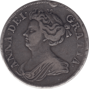 1709 HALFCROWN ( FAIR ) - Halfcrown - Cambridgeshire Coins
