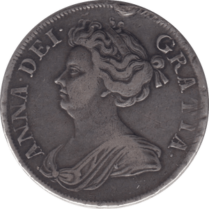 1709 HALFCROWN ( VF ) - Halfcrown - Cambridgeshire Coins