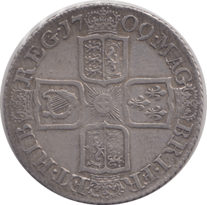 1709 SHILLING ( EF ) - Shilling - Cambridgeshire Coins