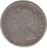 1709 SHILLING ( FINE ) - Shilling - Cambridgeshire Coins