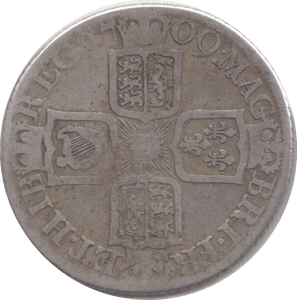 1709 SHILLING ( FINE ) - Shilling - Cambridgeshire Coins