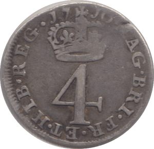 1710 MAUNDY FOURPENCE ( FINE ) - Maundy Coins - Cambridgeshire Coins