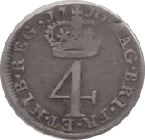 1710 MAUNDY FOURPENCE ( FINE ) - Maundy Coins - Cambridgeshire Coins
