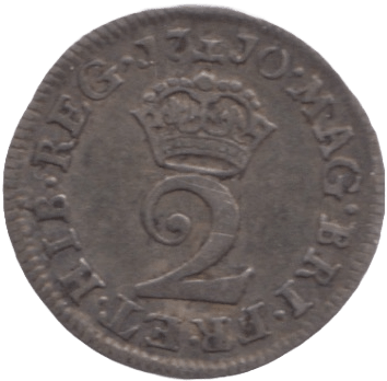 1710 MAUNDY TWOPENCE ( GVF ) - MAUNDY TWOPENCE - Cambridgeshire Coins