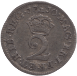 1710 MAUNDY TWOPENCE ( GVF ) - MAUNDY TWOPENCE - Cambridgeshire Coins