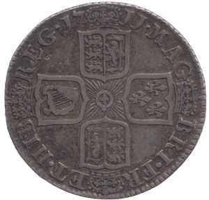 1711 SHILLING ( VF ) - Shilling - Cambridgeshire Coins