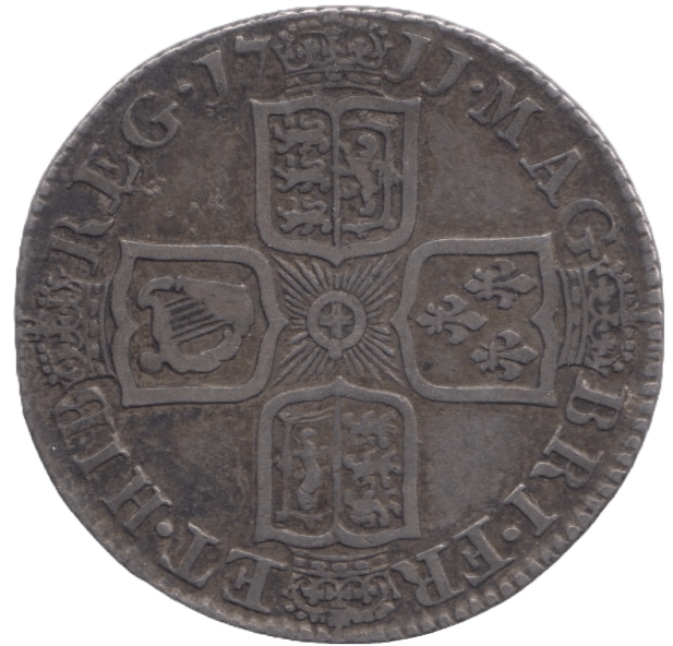 1711 SHILLING ( VF ) - Shilling - Cambridgeshire Coins