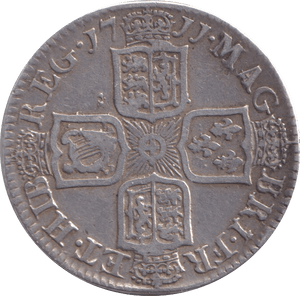 1711 SHILLING ( VF ) - Shilling - Cambridgeshire Coins