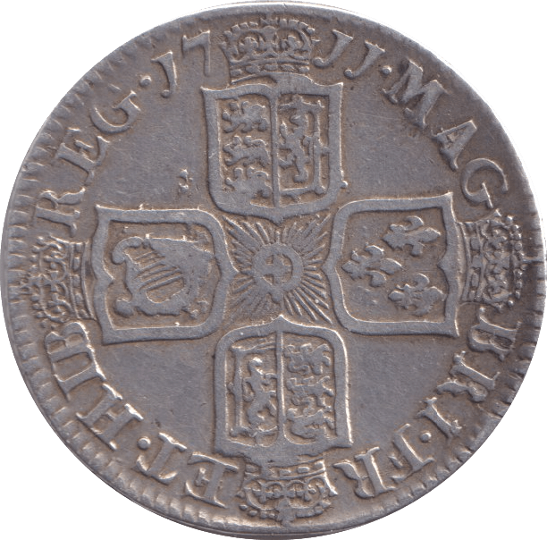 1711 SHILLING ( VF ) - Shilling - Cambridgeshire Coins