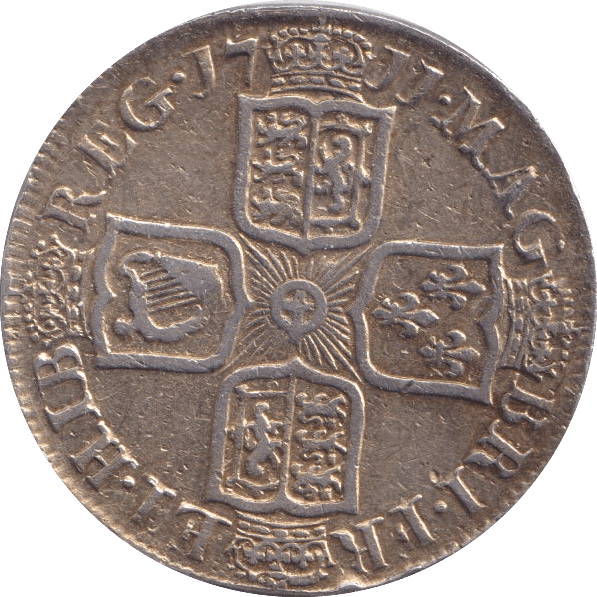 1711 SHILLING ( VF ) - Shilling - Cambridgeshire Coins