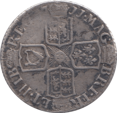 1711 SIXPENCE ( FINE ) - Sixpence - Cambridgeshire Coins