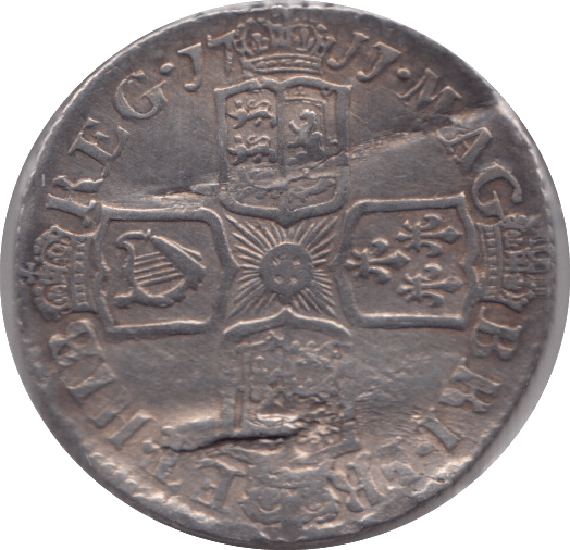 1711 SIXPENCE ( FINE ) - Sixpence - Cambridgeshire Coins