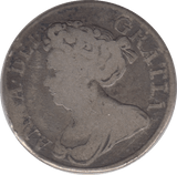 1712 SHILLING ( FAIR ) - ONE SHILLING - Cambridgeshire Coins