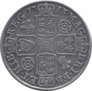 1713 HALFCROWN ( GF ) - Halfcrown - Cambridgeshire Coins