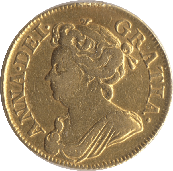 1714 GOLD ONE GUINEA ( VF ) QUEEN ANNE - Guineas - Cambridgeshire Coins