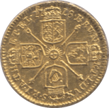 1718 GOLD QUARTER GUINEA ( EF ) GOLD GEORGE - Guineas - Cambridgeshire Coins