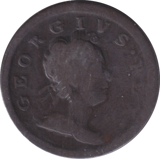 1718 HALFPENNY ( FINE ) - HALFCROWN - Cambridgeshire Coins