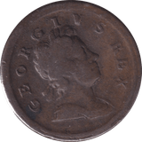 1718 HALFPENNY ( GF ) - HALFCROWN - Cambridgeshire Coins