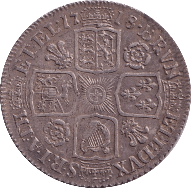 1718 SHILLING ( EF ) - Shilling - Cambridgeshire Coins