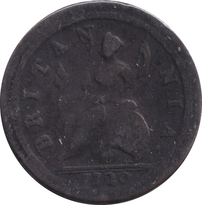 1720 HALFPENNY ( NF ) - Halfpenny - Cambridgeshire Coins