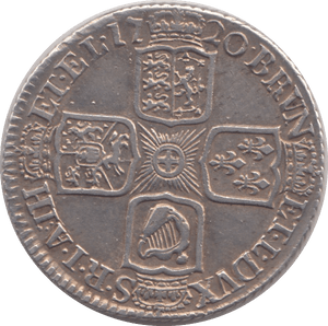 1720 SHILLING ( EF ) - Shilling - Cambridgeshire Coins