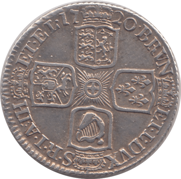1720 SHILLING ( EF ) - Shilling - Cambridgeshire Coins