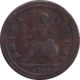1721 HALFPENNY ( FINE ) - Halfpenny - Cambridgeshire Coins