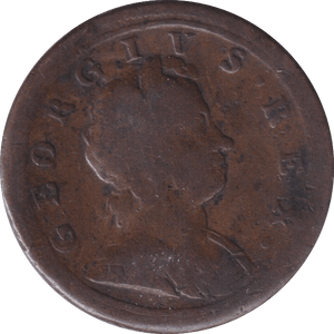 1721 HALFPENNY ( FINE ) - Halfpenny - Cambridgeshire Coins
