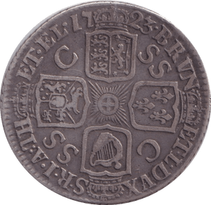 1723 SHILLING ( FINE ) - Shilling - Cambridgeshire Coins
