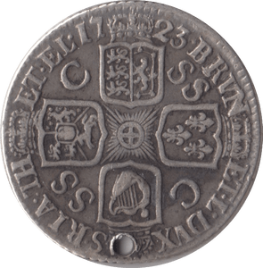 1723 SHILLING ( FINE ) - Shilling - Cambridgeshire Coins