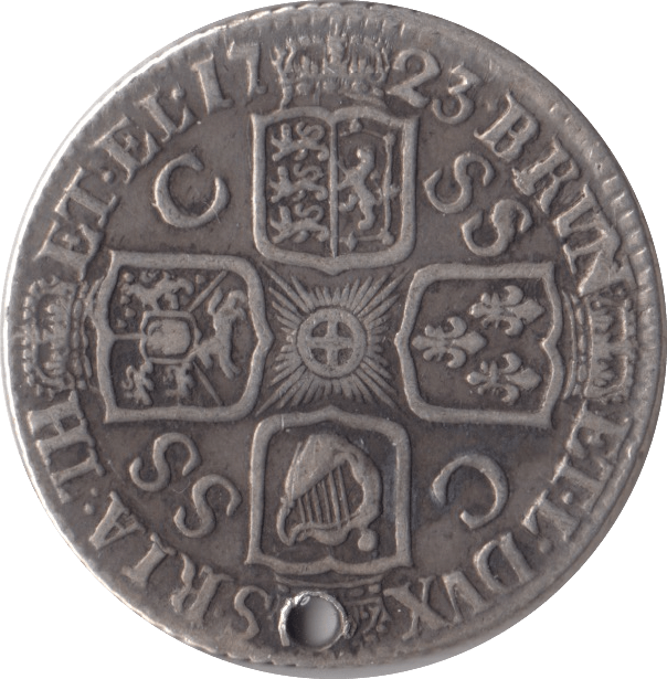 1723 SHILLING ( FINE ) - Shilling - Cambridgeshire Coins