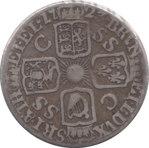1723 SIXPENCE ( FINE ) SSC - Sixpence - Cambridgeshire Coins