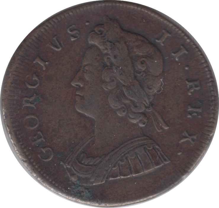 1730 HALFPENNY ( EF ) - Halfpenny - Cambridgeshire Coins